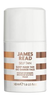 Ночная маска для лица уход и загар темная James Reed Self Tan Sleep Mask Tan Go Darker Face