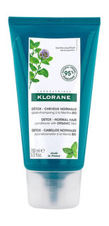 Защитный кондиционер с органическим экстрактом водной мяты Klorane Detox Conditioner with Organic Mint