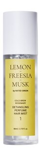 Разглаживающий спрей для волос c ароматом лимона, фрезии и мускуса Rated Green Detangling Perfume Hair Mist 1 - Lemon-Freesia-Musk