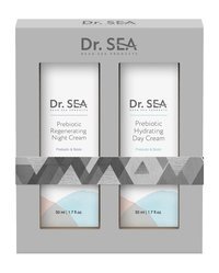 Набор для ухода за кожей лица c пребиотиком Dr.Sea Prebiullin and Biotin Poweful Action Set