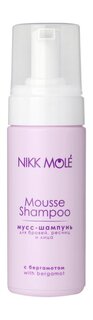 Мусс-шампунь для бровей, ресниц и лица с маслом бергамота Nikk Mole Bergamot Brow-Lash-Face Mousse Shampoo