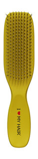 Щетка-расческа для волос с матовым покрытием I Love My Hair Spider Soft 1501 M Желтая