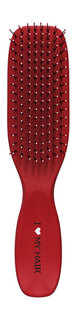 Щетка-расческа для волос с матовым покрытием I Love My Hair Spider Soft 1503 S Красная