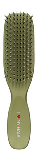 Щетка-расческа для волос с матовым покрытием I Love My Hair Spider Soft 1503 S Зеленая