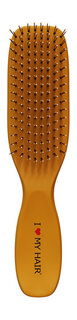 Щетка-расческа для волос с матовым покрытием I Love My Hair Spider Soft 1503 S Оранжевая