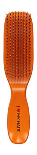 Щетка-расческа для волос с глянцевым покрытием I Love My Hair Spider Classic 1501 М Оранжевая