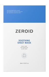 Набор из 5 успокаивающих тканевых масок для сухой и чувствительной кожи Zeroid Soothing Sheet Mask Pack