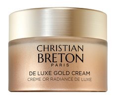 Антивозрастной крем для сияния кожи лица с золотом и экстрактом икры Christian Breton De Luxe Gold Radiance Cream