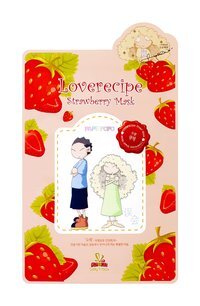 Тканевая маска для лица с клубникой Sallys Box Loverecipe Strawberry Mask