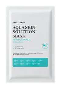 Питательная тканевая маска для лица с фитокерамидами Sallys Box Aqua Skin Solution Mask Phytoceramide