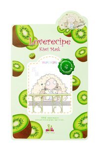 Тканевая маска для лица с киви Sallys Box Loverecipe Kiwi Mask