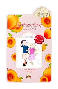 Тканевая маска для лица с персиком Sallys Box Loverecipe Peach Mask