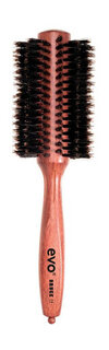 Круглая щетка для волос с натуральной щетиной 28 мм Evo Bruce Bristle Radial Brush 28