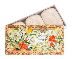 Набор натурального парфюмированного мыла Gourmandise Savon Parfume Narciso e Melograno Set