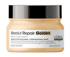 Маска для восстановления поврежденных волос с золотыми частицами LOreal Professionnel Serie Expert Absolut Repair Golden Mask LOreal