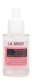 Ампульная обновляющая сыворотка с AHA, BHA и PHA кислотами La Miso AHA-BHA-PHA Regenerating Ampoule Serum