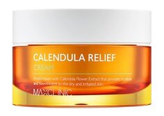 Увлажняющий крем для чувствительной и проблемной кожи лица Maxclinic Calendula Relief Cream