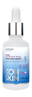 11% пилинг для проблемной кожи лица Icon Skin Re:Program 11% Anti-Acne Smart Peel System
