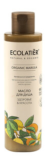 Экстра-питательное масло для душа с маслом марулы и экстрактом лотоса Ecolatier Organic Marula Масло для душа Здоровье & красота
