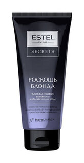 Бальзам для блеска светлых и обесцвеченных волос Estel Secrets Роскошь блонда Бальзам-блеск