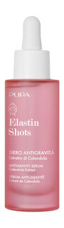Антивозрастная сыворотка для лица с экстрактом календулы Pupa Elastin Shots Antigravity Face Serum