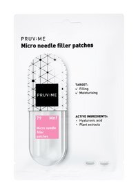 Патчи-филлеры для лица с микроиглами гиалуроновой кислоты Pruv:Me Micro Needle Filler Patches