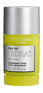 Дезодорант-стикс с ароматом цедрата LOccitane Homme Eau De Cedrat Stick Deodorant LOccitane