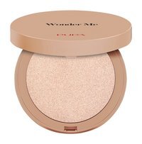 Компактный хайлайтер для лица без пудрового эффекта Pupa Wonder Me Glow