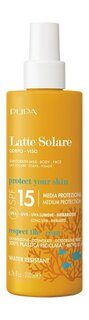Водостойкое солнцезащитное молочко для лица и тела Pupa Sunscreen Milk SPF 15