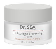 Увлажняющий крем для лица с витамином C и комплексом Neoglow Dr.Sea Neoglow & Vitamin C Moisturising Brightening Cream SPF 15