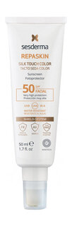 Солнцезащитное средство для лица с тонирующим эффектом Sesderma Repaskin Silk Touch Colour Facial Sunscreen SPF 50
