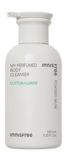 Парфюмированный гель для душа с ароматом пудрового мускуса Innisfree My Perfumed Body Cleanser Cotton Flower