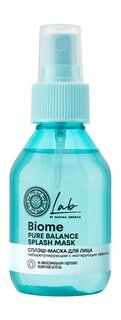 Себорегулирующая сплэш-маска для лица с матирующим эффектом и цинком Natura Siberica Lab Biome Pure Balance Splash Mask