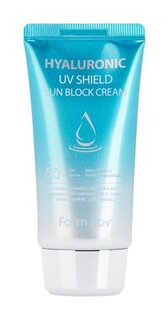 Солнцезащитный крем для лица с гиалуроновой кислотой FarmStay Hyaluronic Uv Shield Sun Block Cream SPF 50/PA+++