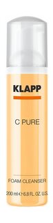 Очищающая пенка для выравнивания цвета лица с витамином C Klapp C Pure Foam Cleanser
