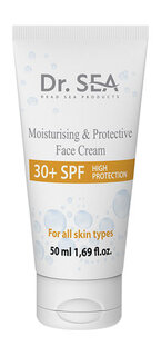 Увлажняющий и защитный крем для лица Dr.Sea Moisturising and Protective Face Cream SPF 30