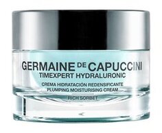Увлажняющий крем для нормальной и сухой кожи с гиалуроновой кислотой Germaine de Capuccini Timexpert Hyaluronic Plumping Moisturising Cream Rich Sorbet