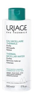 Очищающая мицеллярная вода для комбинированной и жирной кожи лица Uriage Thermal Micellar Water Combination to Oily Skin