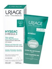 Набор для ухода за проблемной кожей, склонной к акне Uriage Promo Hyseac 3-Regul+ Hyseac Cleansing Gel