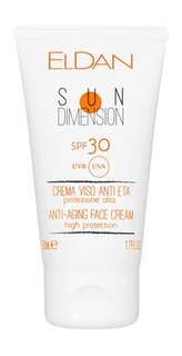 Солнцезащитный антивозрастной крем для лица Eldan Sun Dimension Anti-Aging Face Cream SPF 30