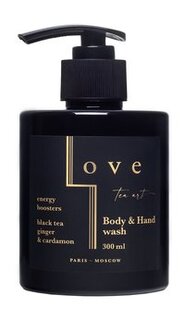 Гель для душа и рук с ароматом черного чая, имбиря и кардамона Love Tea Art Body and Hand Wash Black Tea and Ginger Cardamon