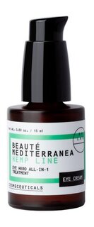 Крем для области вокруг глаз с ниацинамидом Beaute Mediterranea Hemp Line Eye Hero All-in-1 Treatment