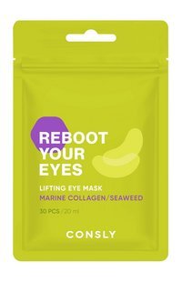 30 тканевых патчей для области вокруг глаз с лифтинг-эффектом Consly Reboot Your Eyes Lifting Eye Mask