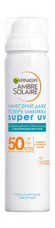 Солнцезащитный сухой спрей для лица с гиалуроновой кислотой Garnier Ambre Solaire Super UV Солнцезащитный спрей Для лица SPF 50