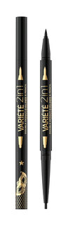 Двусторонний водостойкий карандаш-подводка для глаз 2-в-1 Eveline Variete Double Effect Eyeliner & Pensil