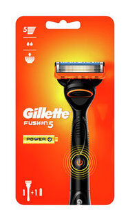 Станок для бритья со сменной кассетой Gillette Fusion Power Red