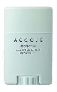 Освежающий солнцезащитный стик для тела с химическими фильтрами Accoje Protective Cooling Sunstick SPF 50+ PA++++