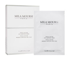 Антивозрастная крио-маска тройного действия для контура глаз Mila Moursi Triple Action Eye Contour Mask