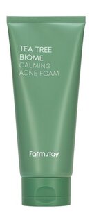 Успокаивающая пенка для проблемной кожи лица FarmStay Tea Tree Biome Calming Acne Foam