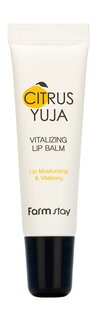 Бальзам для губ с экстрактом юдзу FarmStay Citrus Yuja Vitalizing Lip Balm